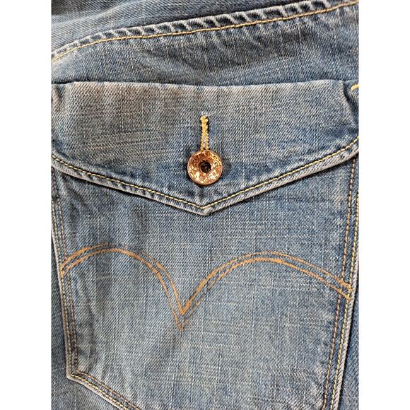 Levi's Slim Straight Slightly Faded and Distressed Jeans Size 36x30 - Picture 3 of 10